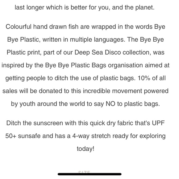 Cosmo Crew Size 5 Leggings UPF 50 for beach ski sports sustainable fabric EUC - Picture 9 of 13